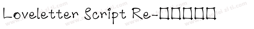 Loveletter Script Re字体转换